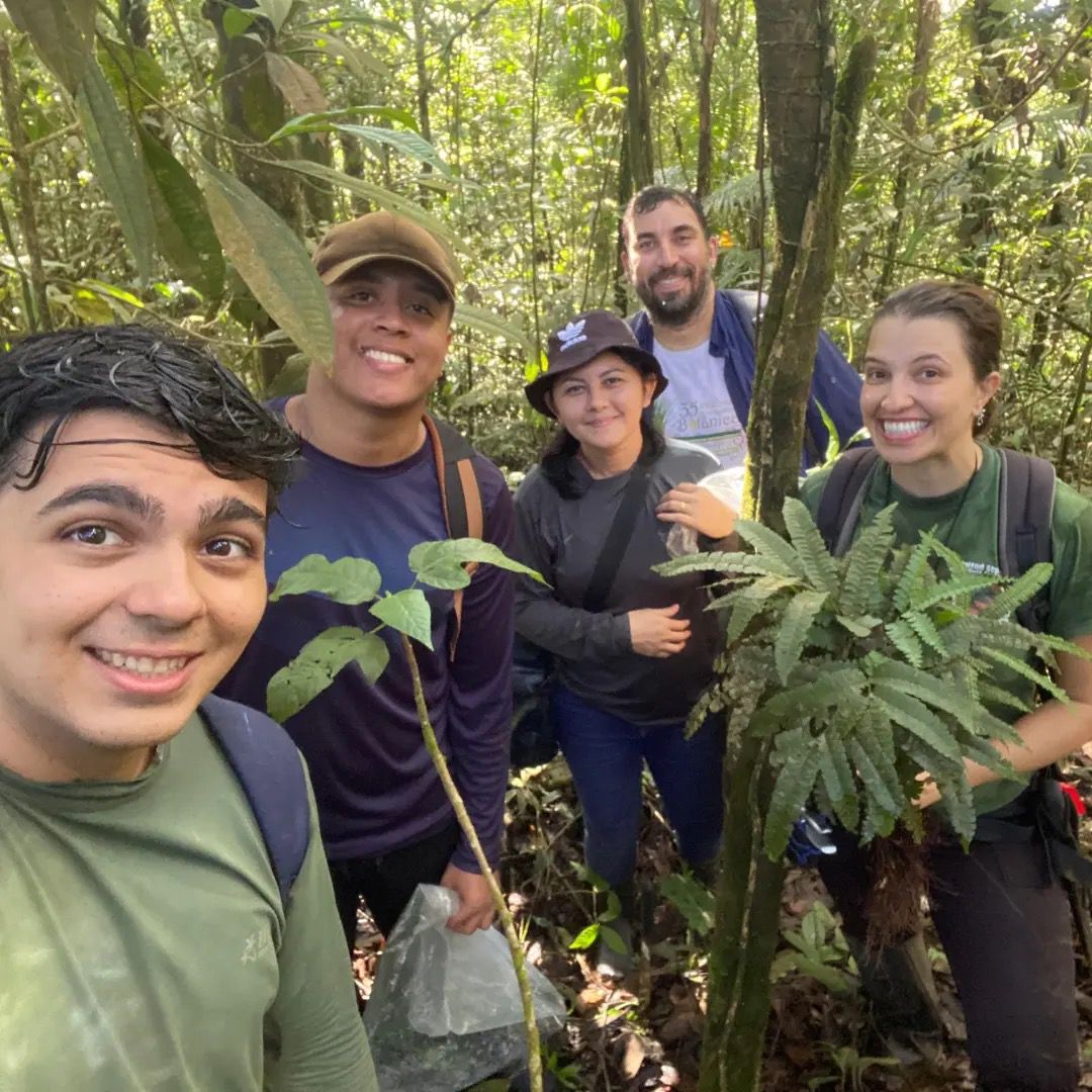 Team on a field expedition at RPPN Serra Bonita